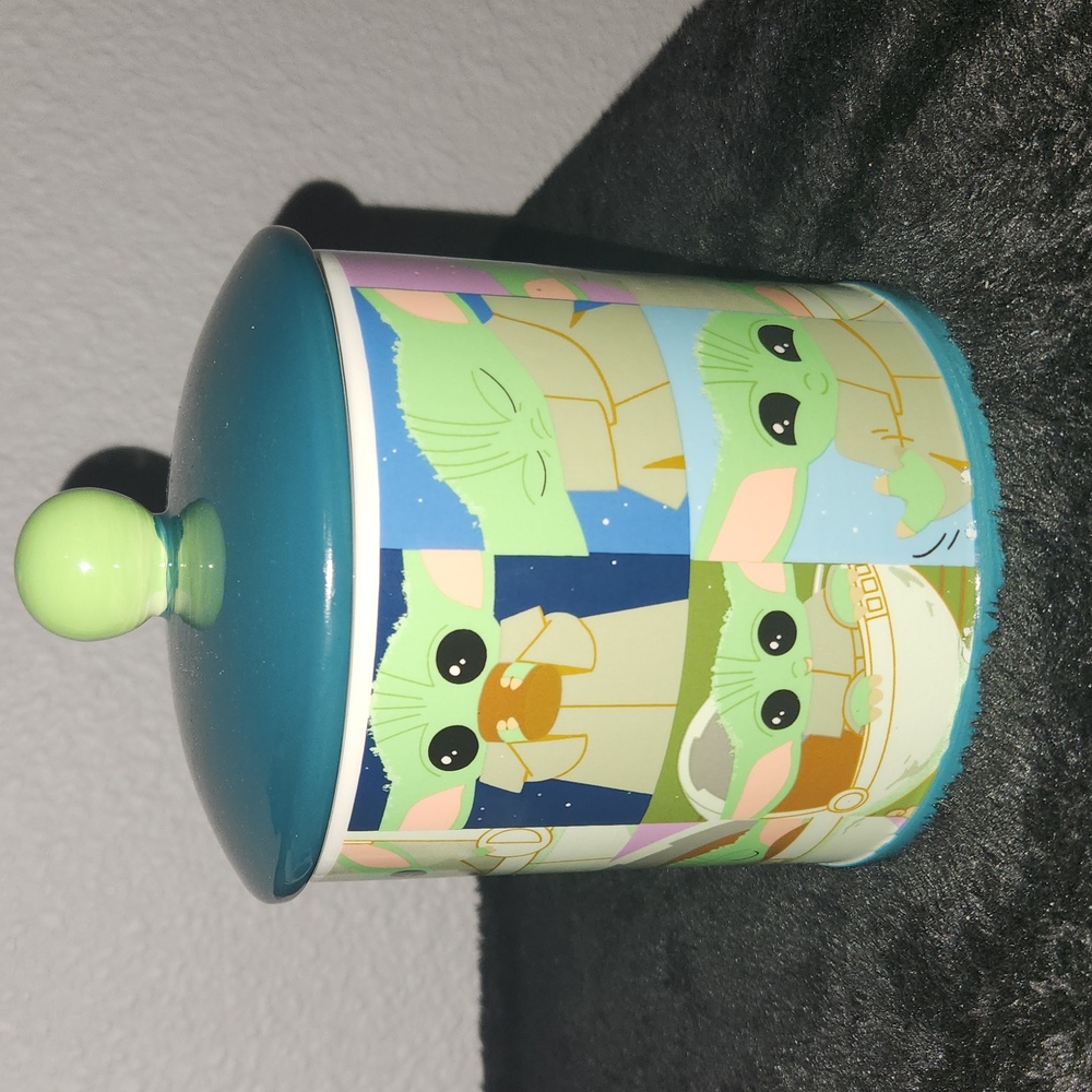 Disney Star Wars small Grogu ceramic canister/jar